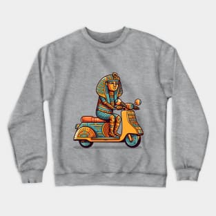 Pharaoh on Moped - Spooky Month Edition Crewneck Sweatshirt